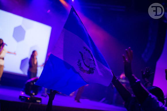 Guatemala's flag in concert