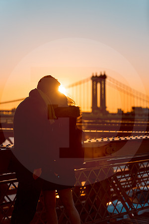 00001 The very first date - Brooklyn Bridge, NY - March 2018 by Fabriccio Díaz
