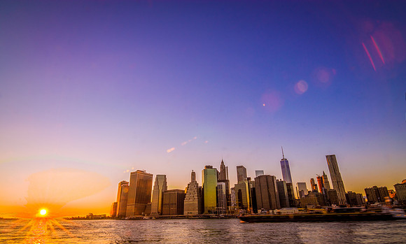 Sunset in Brooklyn