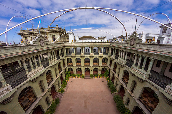 Perspectiva del Palacio Nacional