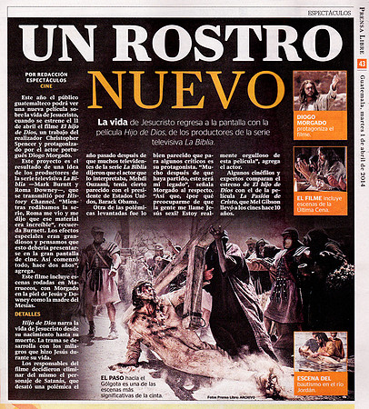 "The Son of God" en Guatemala 11 de abril